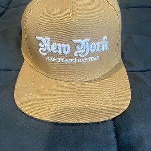 Tan New York Cap